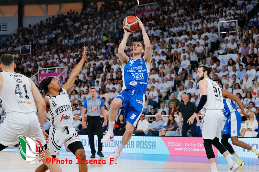 LBA play off finale gara3 Germani Brescia - Virtus Segafredo Bologna