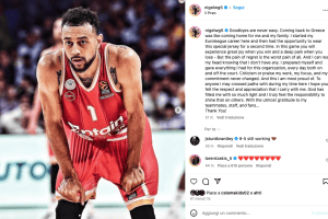 Nigel Williams-Goss announces his departure from Olympiacos