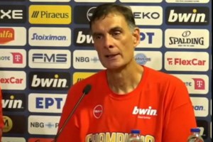Olympiacos, coach Bartzokas: “Our performance was well below expectations”