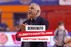 Estra Pistoia Basket, Alberto Martelossi è il nuovo Direttore Tecnico