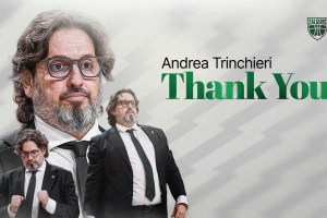 Žalgiris confirms mutual split with coach Andrea Trinchieri