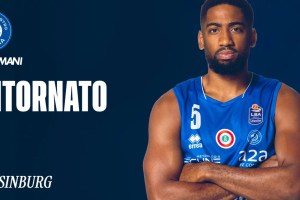 CJ Massinburg torna a vestire la canotta della Germani Brescia