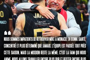 Mike James returns to Monaco as president sends message of unity