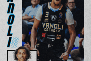 Vanoli Cremona: confermato Tajion Jones