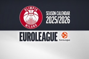 Olimpia Milano, il calendario della stagione 2025-2026 di EuroLeague