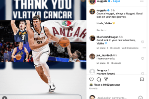 I Denver Nuggets salutano Vlatko Cancar