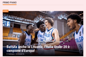 Italbasket torna in primo piano. Ecco l’apertura Gazzetta