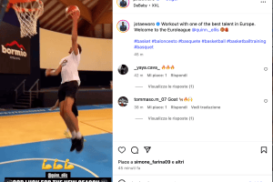 Quinn Ellis, in attesa delle convocazioni, è al lavoro a Bormio