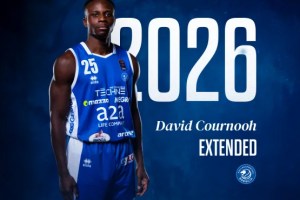 Pallacanestro Brescia, rinnovo per una stagione per David Reginald Cournooh