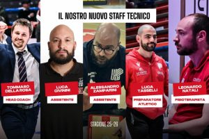 Estra Pistoia Basket ufficializza lo staff tecnico per la stagione 2025/26
