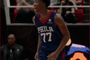 76ers rookie VJ Edgecombe drops big double-double in Summer League debut