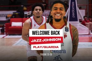 Estra Pistoia Basket firma Jazz Johnson