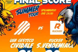Cividale esce nel secondo tempo, è +19 con Kapfenberg