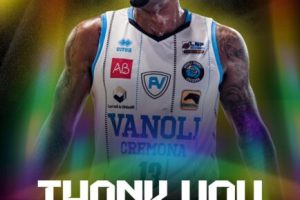Vanoli Cremona: ufficiale l’addio di Trevor Lacey