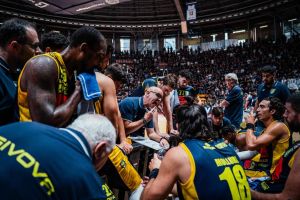 Givova Scafati, coach Crotti: “Non siamo riusciti a tenere l’energia di Bologna”
