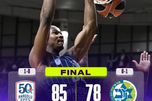 EuroLeague: Anadolu Efes Pulls Away Late to Beat Maccabi Tel Aviv 85-78