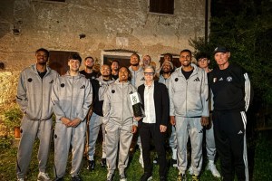 La Virtus Bologna ospite di Astoria Wines nella splendida cornice della Gypsotheca di Antonio Canova