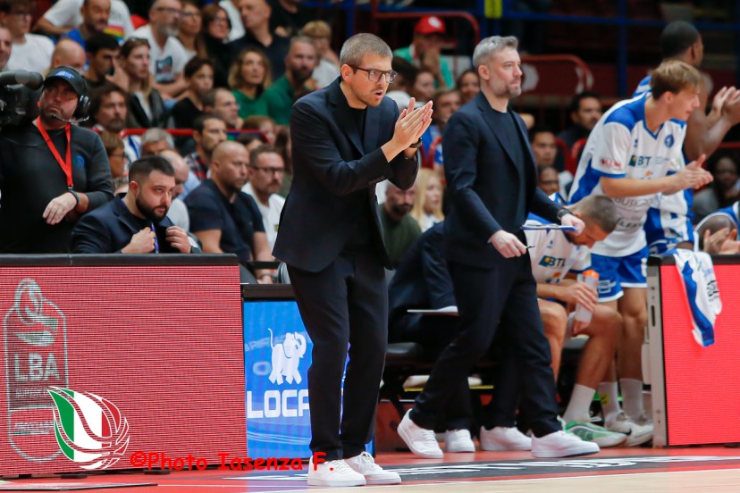 LBA Supercoppa 25 Finale LBA Playoff gara 4 Olimpia Milano - Germani Brescia Matteo Cotelli