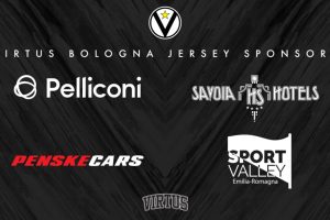 I jersey sponsors della Virtus Bologna in LBA ed Eurolega