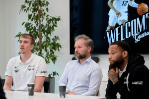 Aquila Trento, la presentazione di Peyton Aldridge e Devante’ Jones