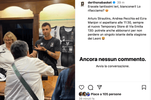 Derthona Basket, alle 11.30 evento a Derthona Basket Temporary Store