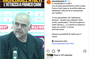 “Uno schifo”. Il duro attacco del giornalista a Franco Ciani. Rieti: “Poi si è scusato”