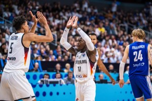 Germany lives up to expectations, stellar offense downs Finland 98–86 to reach the final