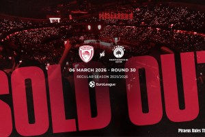Olympiacos, febbre di derby ad Atene: il derby contro il Panathinaikos è già sold out