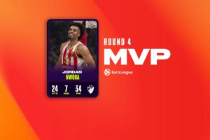EuroLeague Round 4 MVP: Jordan Nwora, Crvena Zvezda Belgrade