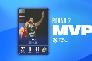 EuroCup Round 2 MVP: DJ Stewart, Cedevita