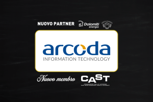 Arcoda diventa sponsor della Dolomiti Energia Trentino entrando a far parte del CAST