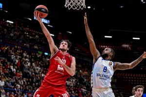 Olimpia Milano-Valencia: il tabellino statistico