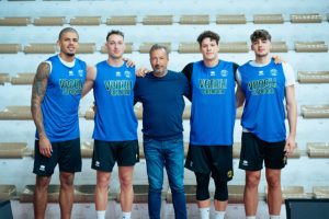 Vanoli Cremona, la visita del ct Luca Banchi