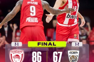 EuroLeague Round 3 | L’Olympiacos domina contro Dubai Basketball