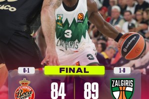 EuroLeague Round 1 | Cade il Monaco in casa: fa festa lo Zalgiris Kaunas