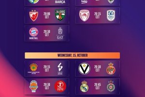 EuroLeague Round#4 | Il programma gare e la copertura televisiva del 14 ottobre