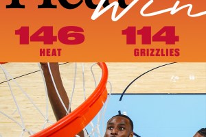Miami travolge Memphis con un dominante Bam Adebayo