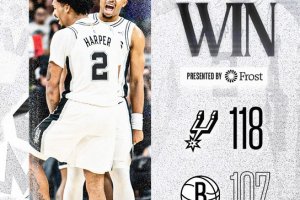 Wembanyama guida i Spurs alla terza vittoria consecutiva: Brooklyn battuta