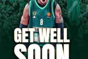 Panathinaikos’ Holmes avoids ACL tear, out for one month