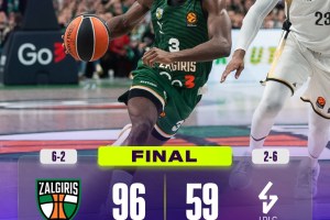 EuroLeague Round 8 | Dominio Zalgiris Kaunas: spazzato via l’ASVEL Villeurbanne