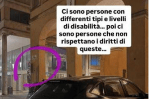 Il Carlino: Cestista parcheggia ancora l’auto nello stallo disabili
