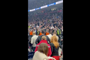 Alta tensione a Belgrado dopo Partizan-Olimpia Milano. Il video di Fabrizio Lorenzi