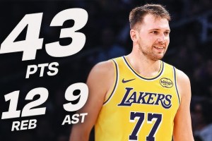 Los Angeles Lakers, Luka Dončić dice 43 nel ko con i Warriors