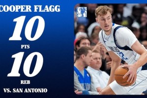 Cooper Flagg’s Debut Disappoints Despite Double-Double in Mavs Loss to Spurs