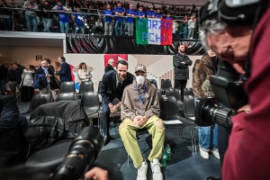 Achille Polonara presente alla Cittadella per Italia-Islanda