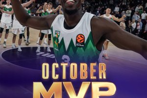 Sylvain Francisco named EuroLeague MVP for October