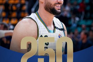 Christian Burns festeggia la presenza N.250 in LBA