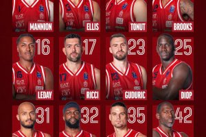 Olimpia Milano, Nebo e LeDay tornano tra i 12 per la sfida con la UNAHOTELS Reggio Emilia