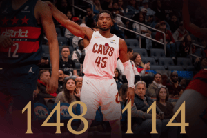 Cavaliers travolgenti: 148 punti nel successo sui Wizards