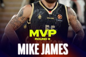 Euroleague Round 9 MVP: Mike James, AS Monaco